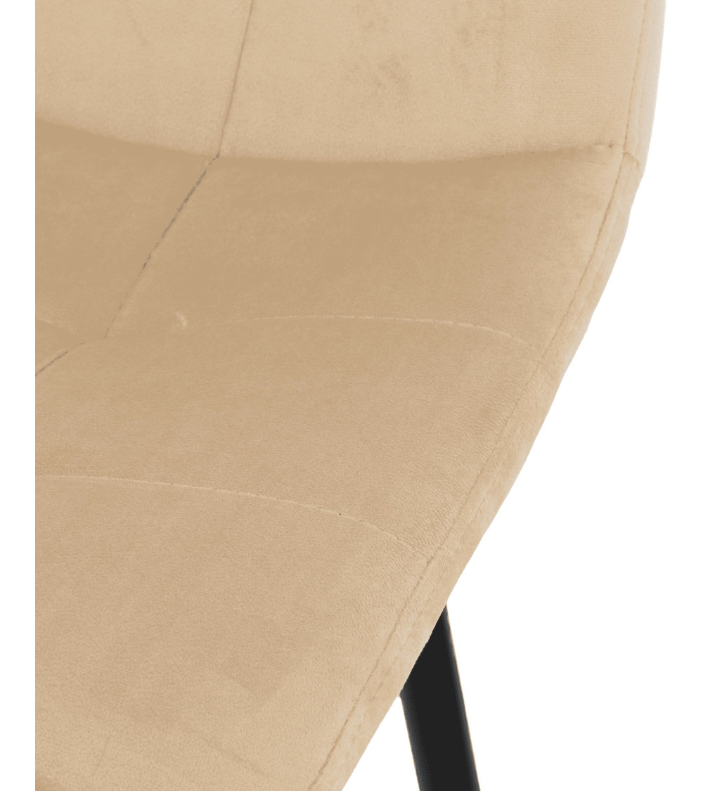 Pack de 4 sillas de comedor de terciopelo ASTRID