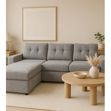 Sofá Chaise Longue Clony II – 3 plazas convertible en cama