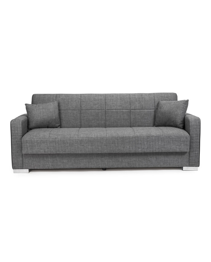 Sofá cama Torra – Con arcón, muelles y cojines incluidos