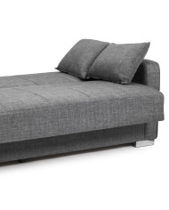 Sofá cama Torra – Con arcón, muelles y cojines incluidos