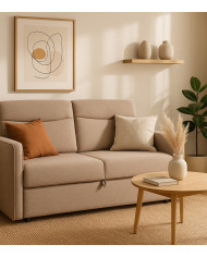 Sofá cama Ubud 2 plazas – Compacto con apertura tipo delfín