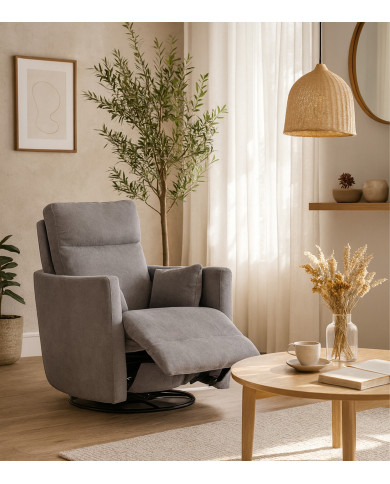 Sillón relax May – Tapizado con sistema por palanca y muelles de acero