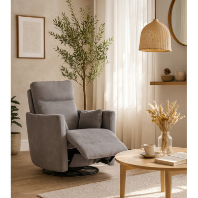 Sillón relax May – Tapizado con sistema por palanca y muelles de acero