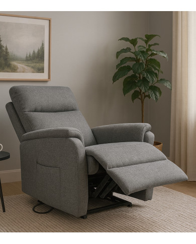 Sillón relax Delta elevable con motor eléctrico – Varias opciones de color