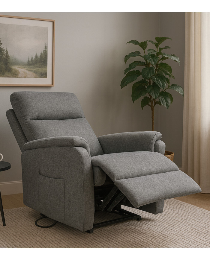 Sillón relax Delta elevable con motor eléctrico – Varias opciones de color