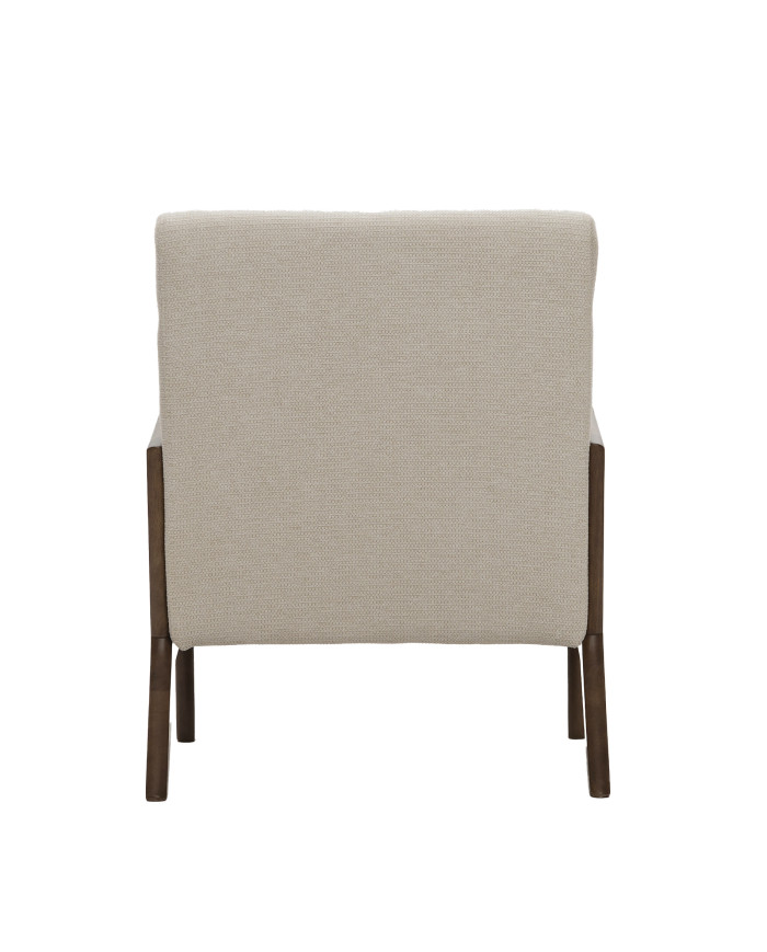 Butaca Nicole nórdica con cojín lumbar – Tapizado antimanchas