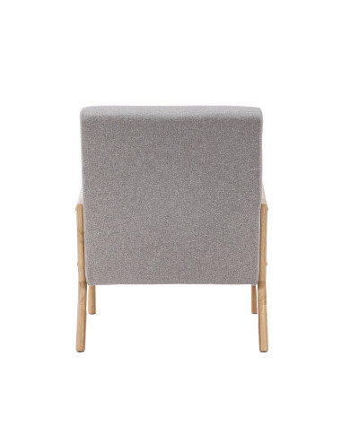 Butaca Nicole nórdica con cojín lumbar – Tapizado antimanchas