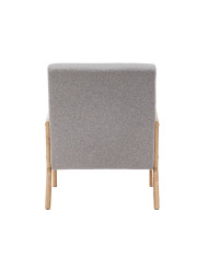 Butaca Nicole nórdica con cojín lumbar – Tapizado antimanchas