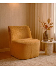 Butaca Gian giratoria – Tapizada, versátil y con giro 360º