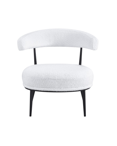 Butaca Asis – Tapizado Teddy y patas metálicas, ideal para cualquier espacio