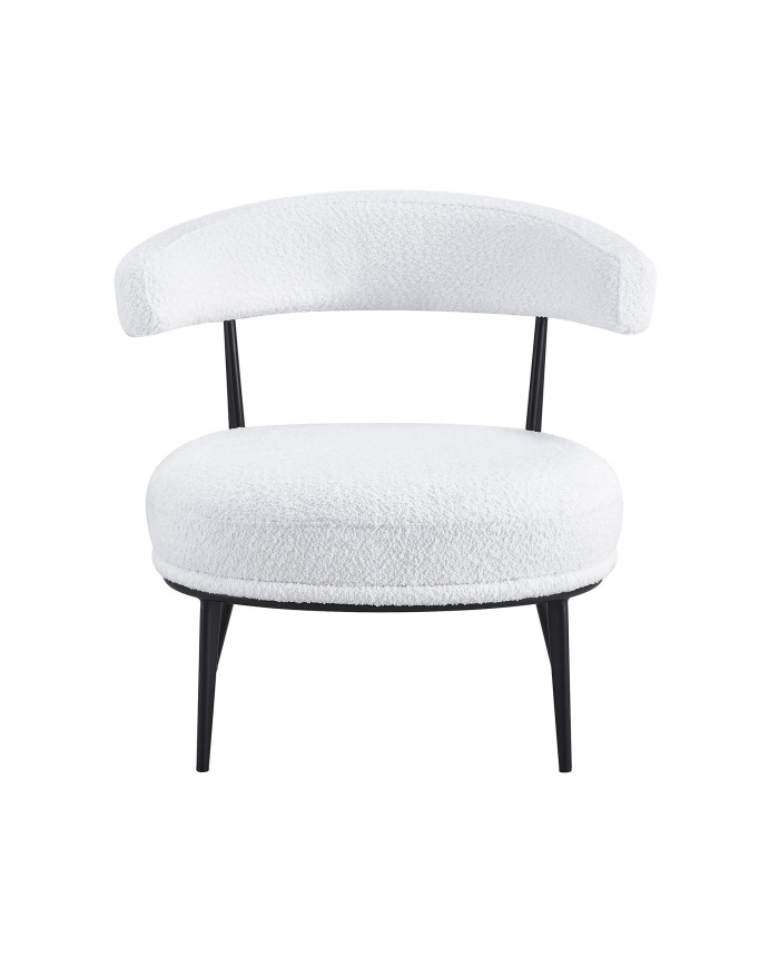 Butaca Asis – Tapizado Teddy y patas metálicas, ideal para cualquier espacio