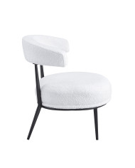 Butaca Asis – Tapizado Teddy y patas metálicas, ideal para cualquier espacio