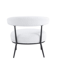 Butaca Asis – Tapizado Teddy y patas metálicas, ideal para cualquier espacio