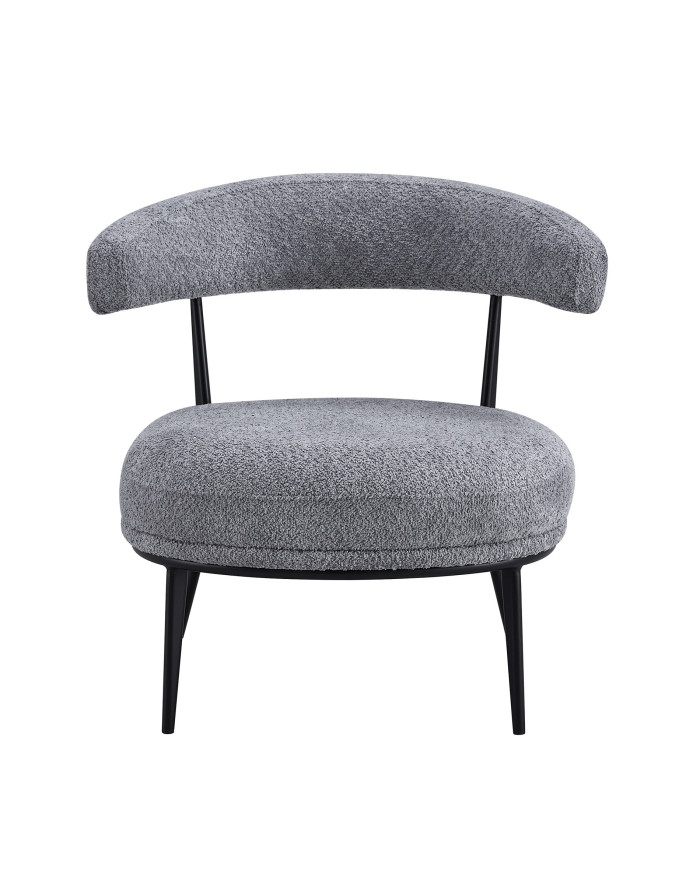 Butaca Asis – Tapizado Teddy y patas metálicas, ideal para cualquier espacio