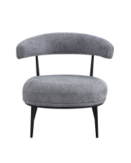 Butaca Asis – Tapizado Teddy y patas metálicas, ideal para cualquier espacio