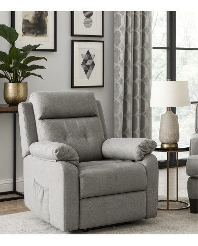 Butaca relax Nuba – Power Lift eléctrico y sistema cero pared