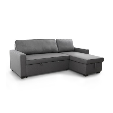 Sofá cama Maxi – Chaise longue reversible y extensible con arcón Sofá cama Maxi – Chaise longue reversible y extensible con arcón