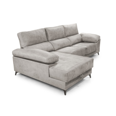 Sofá Chaise Longue Vis – Con arcón, asientos extraíbles y respaldos reclinables Sofá Chaise Longue Vis – Con arcón, asientos extraíbles y respaldos reclinables