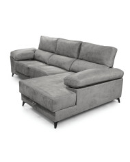 Sofá Chaise Longue Vis – Con arcón, asientos extraíbles y respaldos reclinables Sofá Chaise Longue Vis – Con arcón, asientos extraíbles y respaldos reclinables