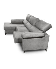 Sofá Chaise Longue Vis – Con arcón, asientos extraíbles y respaldos reclinables Sofá Chaise Longue Vis – Con arcón, asientos extraíbles y respaldos reclinables