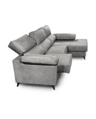 Sofá Chaise Longue Vis – Con arcón, asientos extraíbles y respaldos reclinables Sofá Chaise Longue Vis – Con arcón, asientos extraíbles y respaldos reclinables