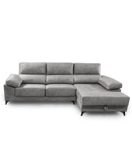 Sofá Chaise Longue Vis – Con arcón, asientos extraíbles y respaldos reclinables Sofá Chaise Longue Vis – Con arcón, asientos extraíbles y respaldos reclinables