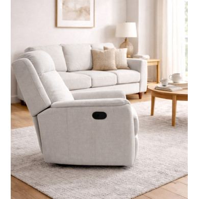 Sillón reclinable Nievis – Sillón relax con palanca