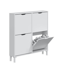 Zapatero Aury 4 puertas compacto y estrecho