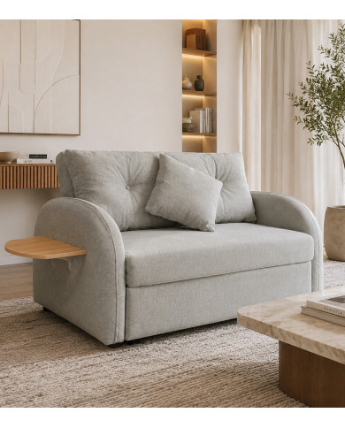Sofá cama 2 Thor 2 plazas - Estilo butaca doble - Confort y versatilidad