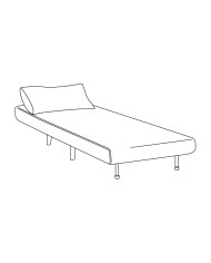 Sofá cama Pegaso de 1 plaza