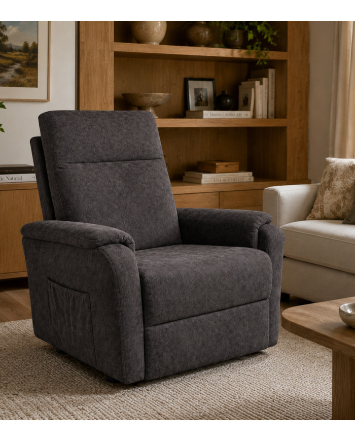 Sillón relax Delta elevable con motor eléctrico – Varias opciones de color
