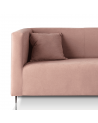Sofá 3 plazas terciopelo rosa Happiness Pink