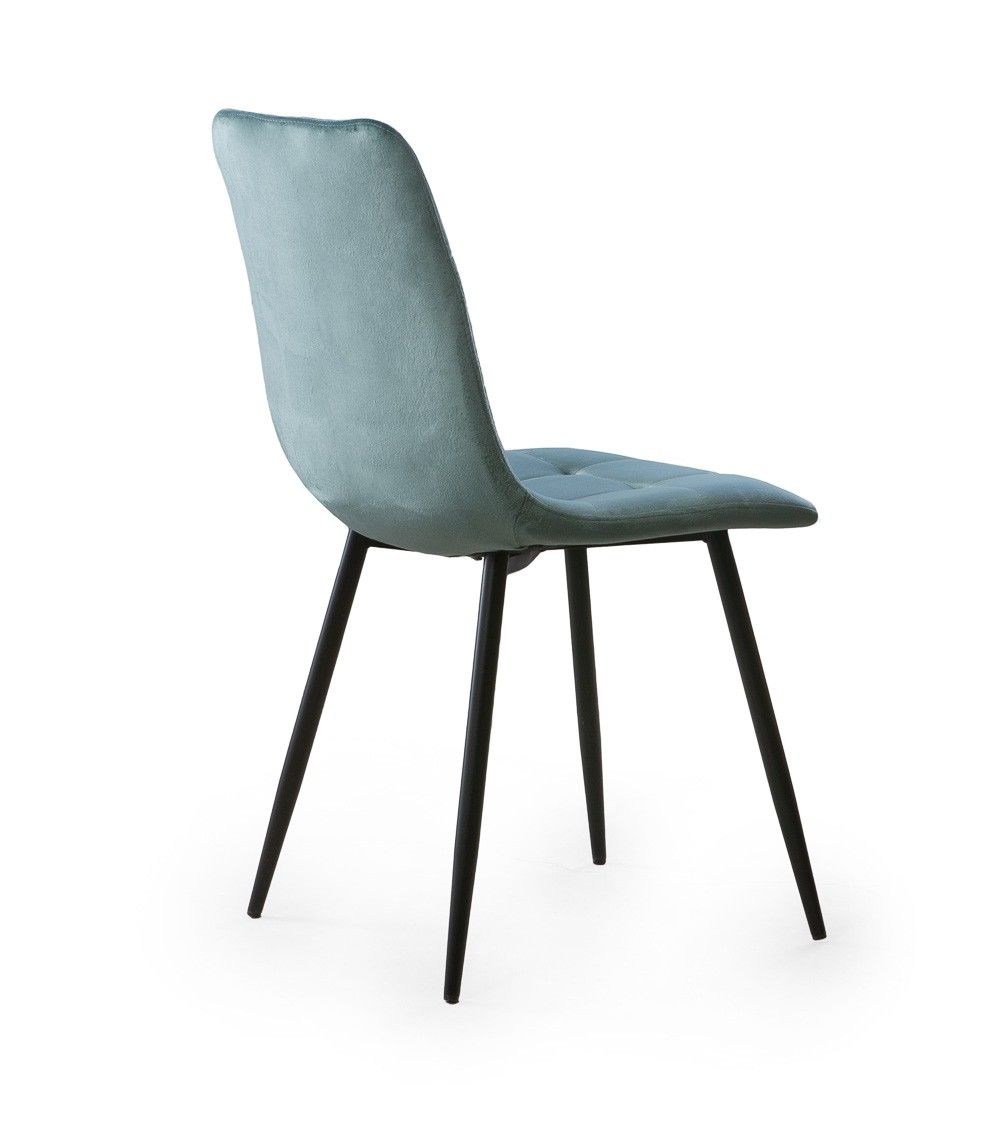 Pack de 4 sillas de comedor de terciopelo ASTRID