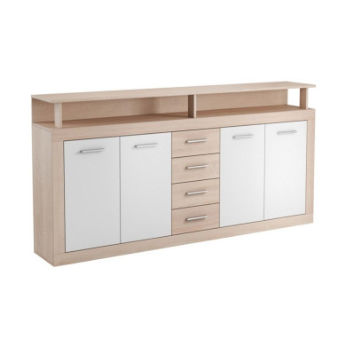 Mueble aparador LUANA 4 puertas 4 cajones