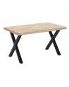 Mesa de comedor industrial DAREK pata X