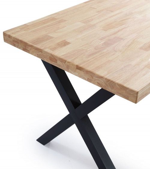 Mesa de comedor industrial DAREK pata X