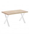 Mesa de comedor industrial DAREK pata X