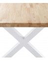 Mesa de comedor industrial DAREK pata X
