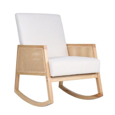 Butaca mecedora ratán SOFIA