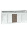 Mueble aparador LUANA 4 puertas 4 cajones