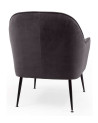 Butaca de terciopelo AMBERES con pata negra o dorada | Cambia Tus Muebles